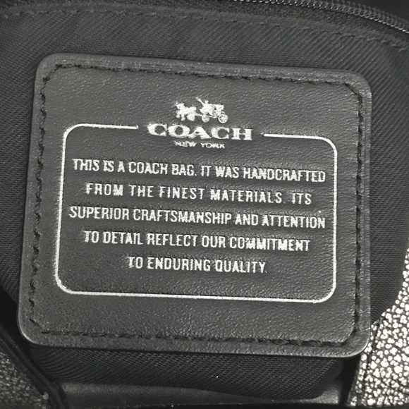 Coach Metallic pebble Leather Shoulder Bag  ] - Picture 6 of 8